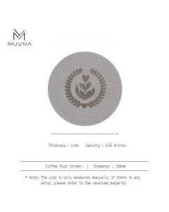 MUVNA - Puck screen 1mm Stainless steel 58mm