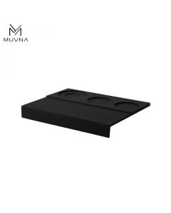 MUVNA - Tamper mat Large Silicone Black