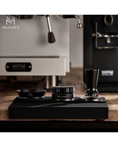 MUVNA - Tamper mat Large Silicone Black