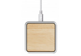 Joy Resolve - Oplader - Charger- Silver - Oak- Aluminium - 10W