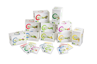 Tea of Life / Fairtrade & Organic Luxe Cubes met Piramide zakje Tea of Life / Fairtrade & Organic Luxe Cubes met Piramide zakje