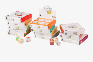 Tea of Life / Fairtrade & Organic Luxe Cubes met Piramide zakje Tea of Life / Fairtrade & Organic Luxe Cubes met Piramide zakje